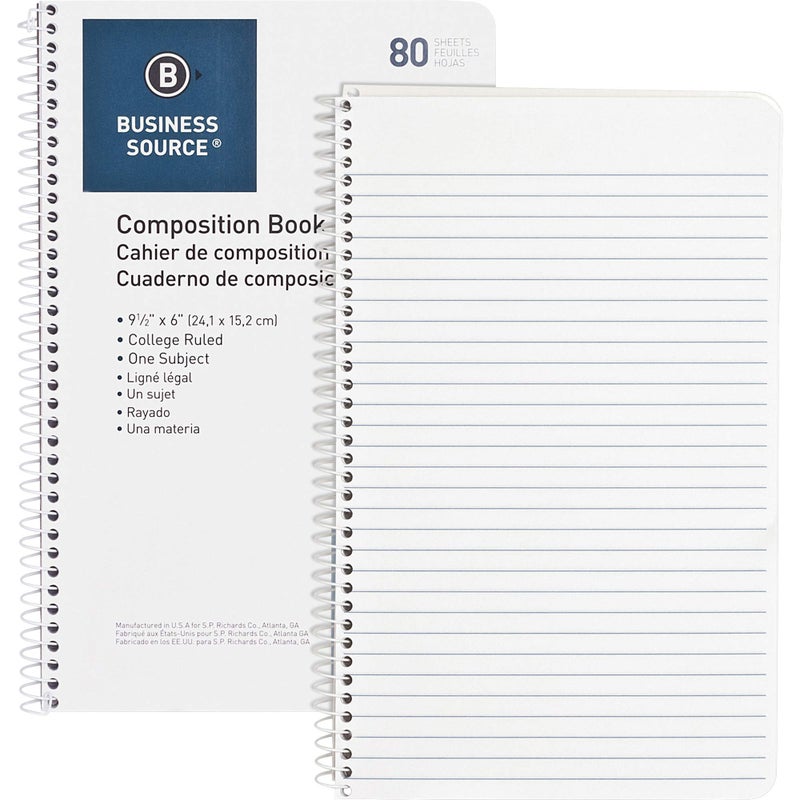 Business Source College Ruled Composition Books - Image 1